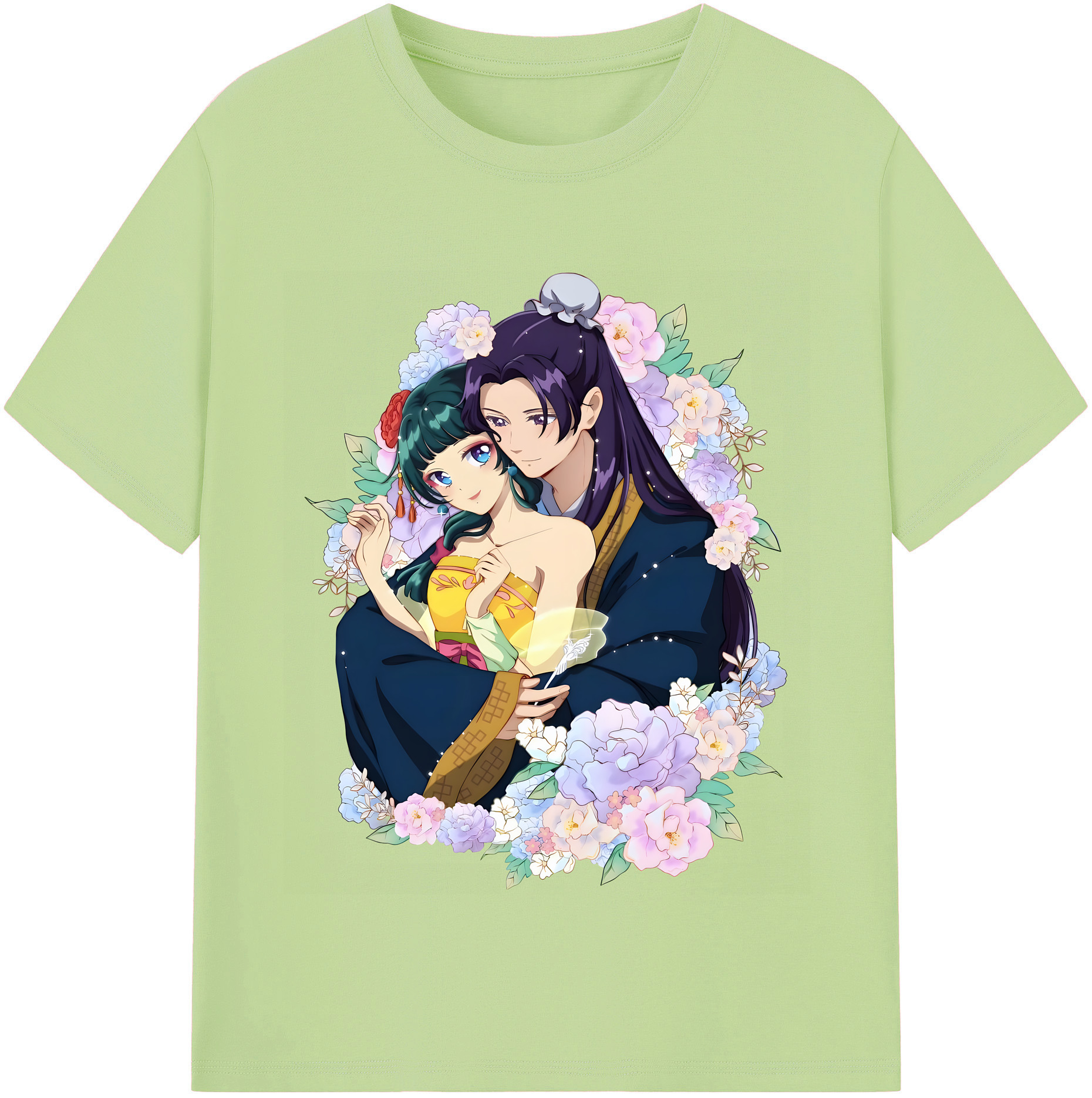 （画像用） 薬屋のひとりごと The Apothecary Diaries 綿100％半袖Tシャツ（フロントプリント）